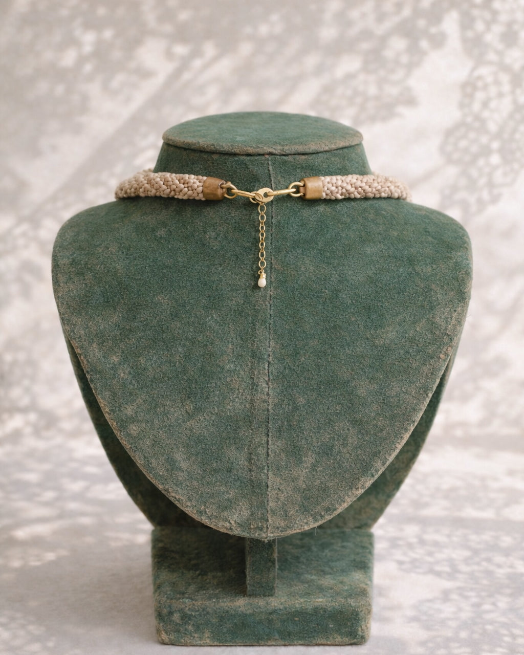 Rare Vintage Lily Of The Valley Beaded Necklace
